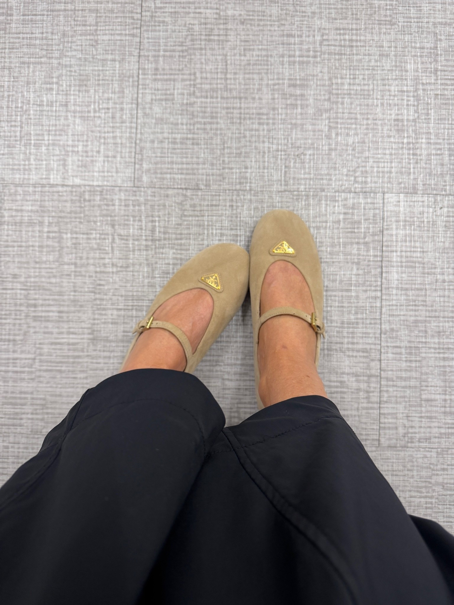 I’m between a 7.5 and an 8 and wear a 38. I feel like these Prada Mary Janes run small, so if between sizes, size up

#LTKOver40