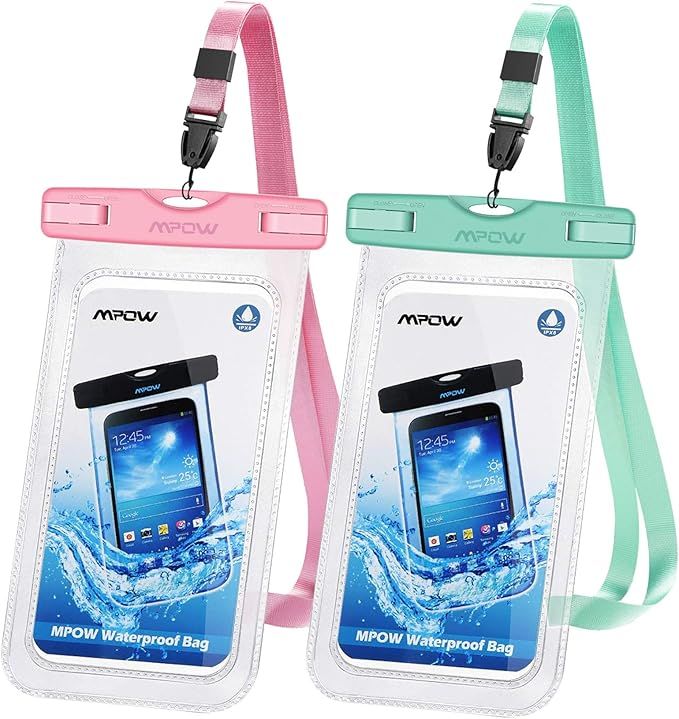 Mpow 097 Universal Waterproof Case, IPX8 Waterproof Phone Pouch Dry Bag Compatible with iPhone 12... | Amazon (US)