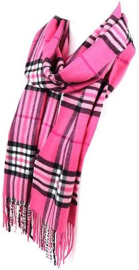 Nollia Plaid Fall/Winter Scarf for Men & Women-Plaid Color Cashmere Feels Acrylic Scarves | Amazon (US)