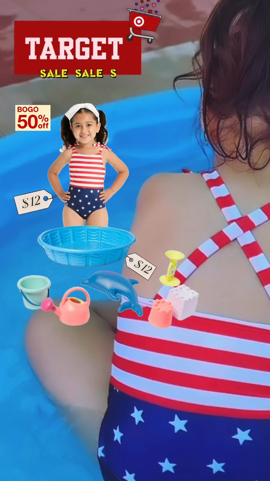 ☀️ SUMMER FUN ALERT! I was on the hunt for a toddler-friendly pool for Chiara (because this girl lives for water play) and found the cutest Sun Squad™ kiddie pool at Target — and guess what? It’s BOGO 50% off right now! 🙌

From pastel sand toys and glitter bouncy balls to patriotic swimsuits and outdoor must-haves, Target’s Sun Squad™ has everything for backyard play dates, splash days, and beach trips. 💦🌴

✨ Linking all our favorites on my LTK — including this $12 toddler swimsuit, summer beach toys, and our new go-to plastic pool that’s Chiara-approved.

📦 Don’t miss this BOGO 50% off deal — perfect time to stock up on summer essentials for your little ones!

#TargetStyle #SunSquad #TargetFinds #ToddlerSummerEssentials #BackyardPlay #BOGOSale #LTKSummer #MomLifeMadeEasy #ChiaraApproved #LTKTarget #SummerFunForKids #WaterPlay

#LTKFamily #LTKFindsUnder50 #LTKSummerEdit