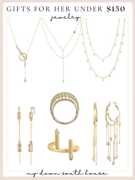 Under $150, jewelry, Swarovski crystal, delicate, dainty, necklaces, rings, earrings

#LTKHoliday #LTKGiftGuide