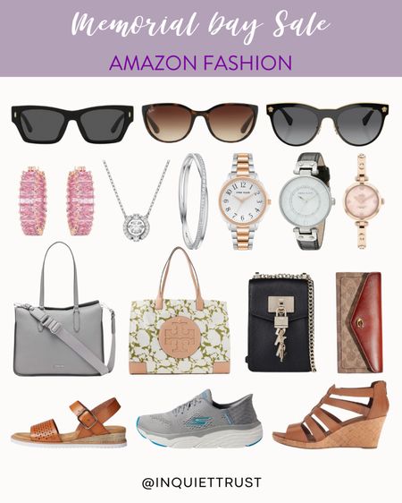 Complete your spring and summer outfit with these stylish sandals, shoes, handbag, watch, sunglasses, and more from Amazon! Grab them at a discounted price this Memorial Day Sale!
#outfitinspo #fashiondeal #casualstyle #affordablefinds

#LTKSaleAlert #LTKSeasonal #LTKShoeCrush