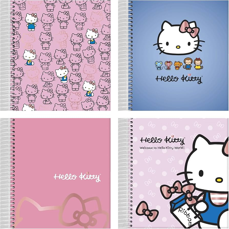 Caderno Universitário 10 Matérias 160fls Hello Kitty, 01 unidade | Amazon (BR)