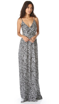 Click for more info about One By Contrarian Babs Bibb Maxi Dress - Leopard