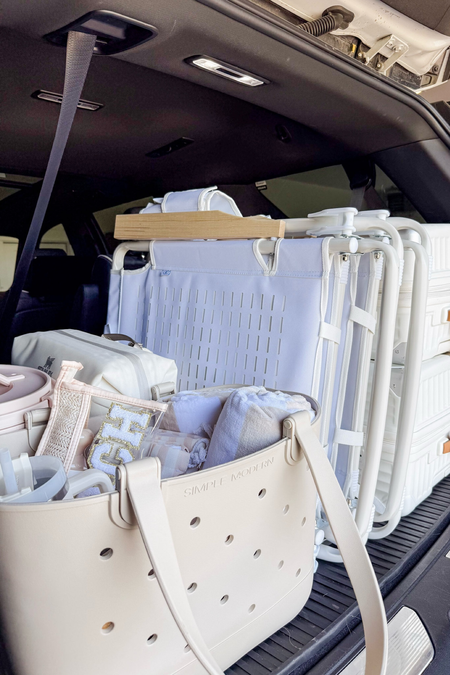 It's time to head to the lake! The car is all packed and ready to go with alllll of the essentials!

Summer, summer vacation, summer trip, lake day, pool day, beach day, beach bag, foldable chairs, Stanley, cooler, beach towel, neutral finds, Simple Modern

#LTKSummerEdit #LTKSwim #LTKSeasonal
