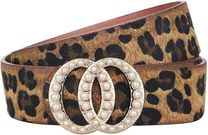 Double Ring Belts for Teen Girls, Womens Belts for Jeans and Dress | Amazon (US)