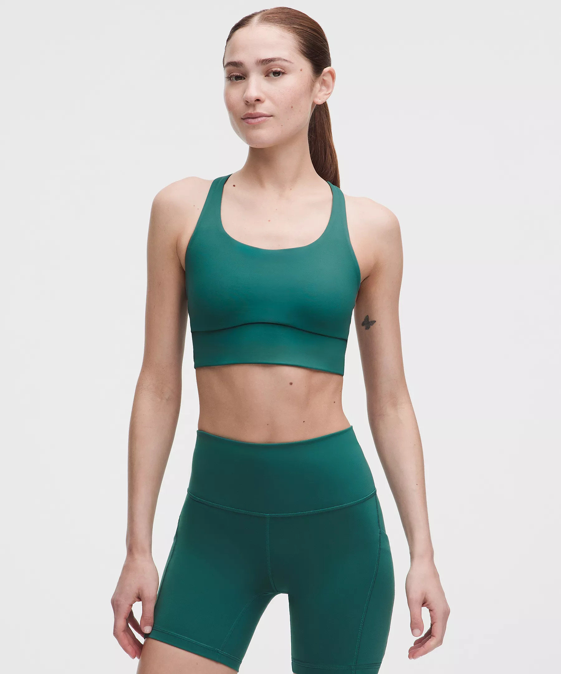 lululemon Energy Longline Bra Medium Support, B-D Cups | lululemon (CA)