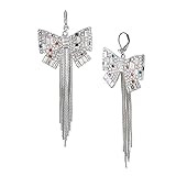 Bow Fringe Chandelier Earrings,MULTI,374192RHO966 | Amazon (US)