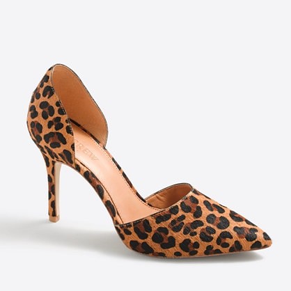 Lana calf hair d'Orsay pumps | J.Crew Factory