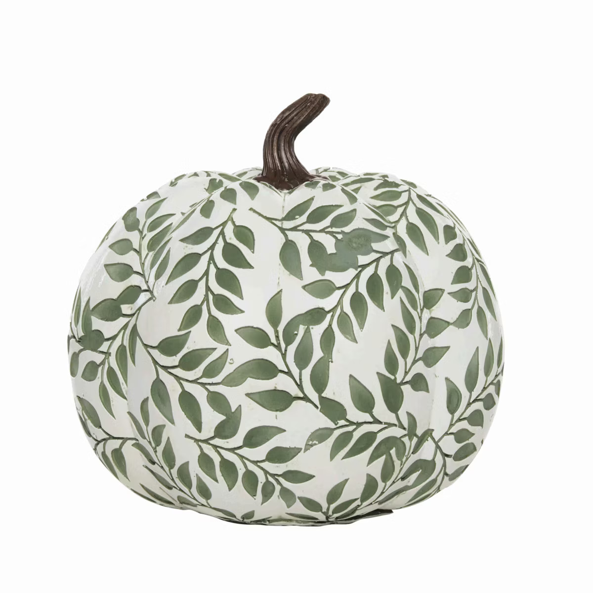 Gallerie II Short White Botanical Pumpkin Figurine | Target