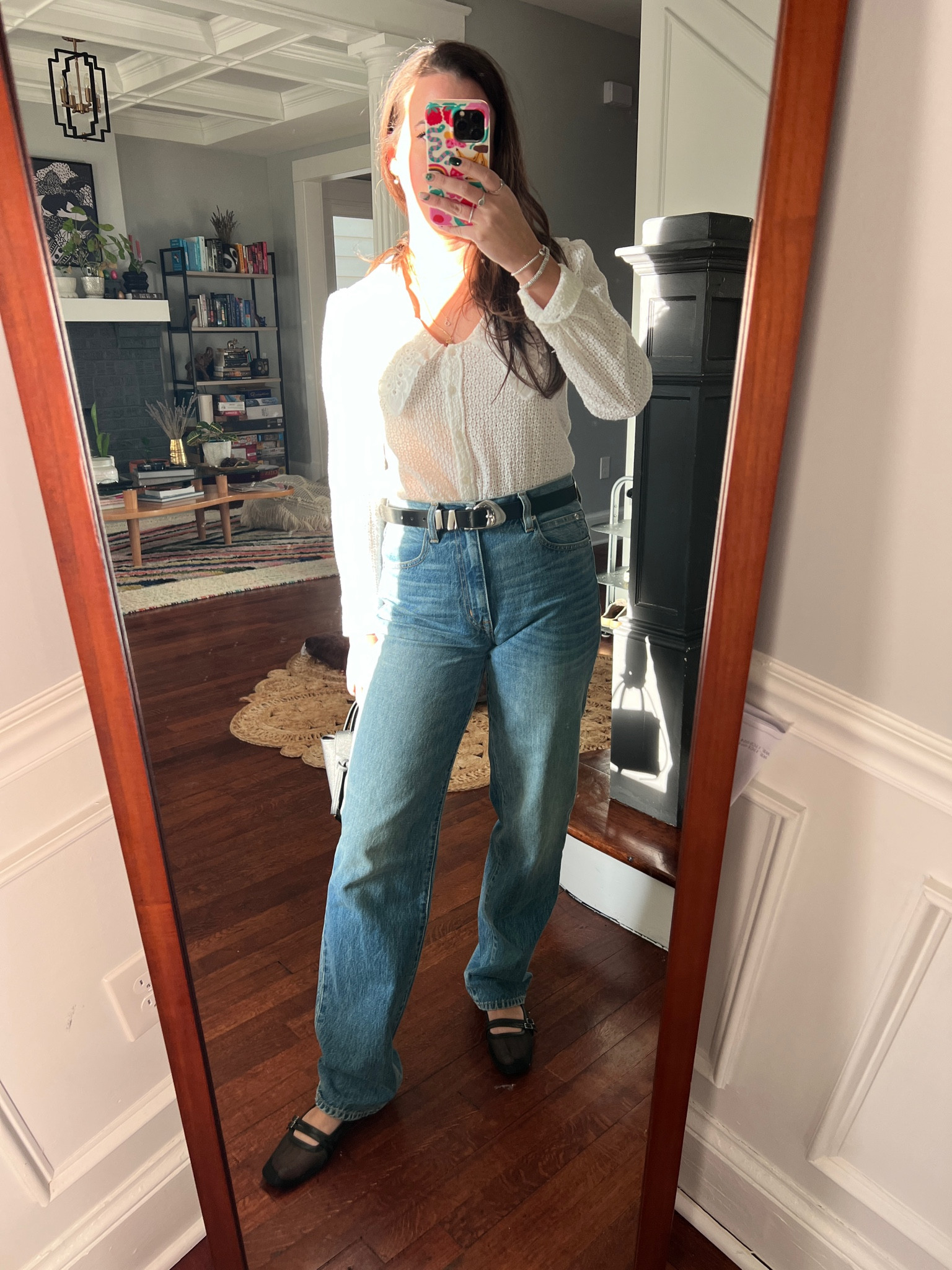 Eyelet. White eyelet. Mesh flats. Casual. Outfit.

#LTKStyleTip #LTKShoeCrush