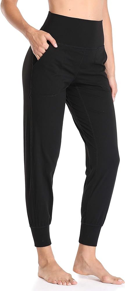 Colorfulkoala Women's High Waisted Fitted Joggers | Amazon (US)