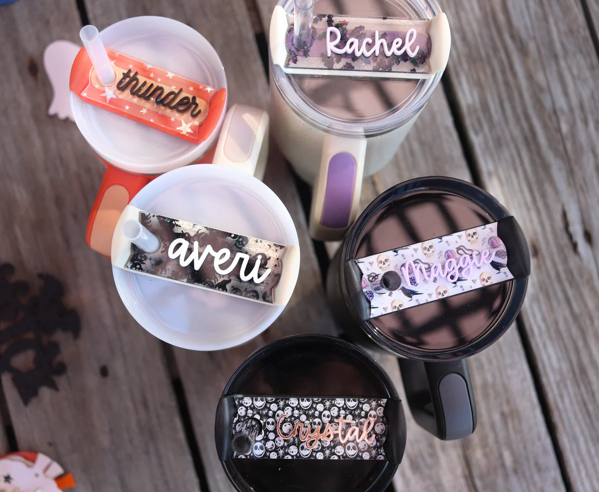 Halloween Personalized name plate for Stanley 40oz / 30 oz | Simingo