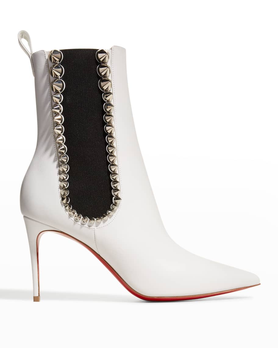 Christian Louboutin Spikita Booty 85mm Red Sole Ankle Boots | Neiman Marcus