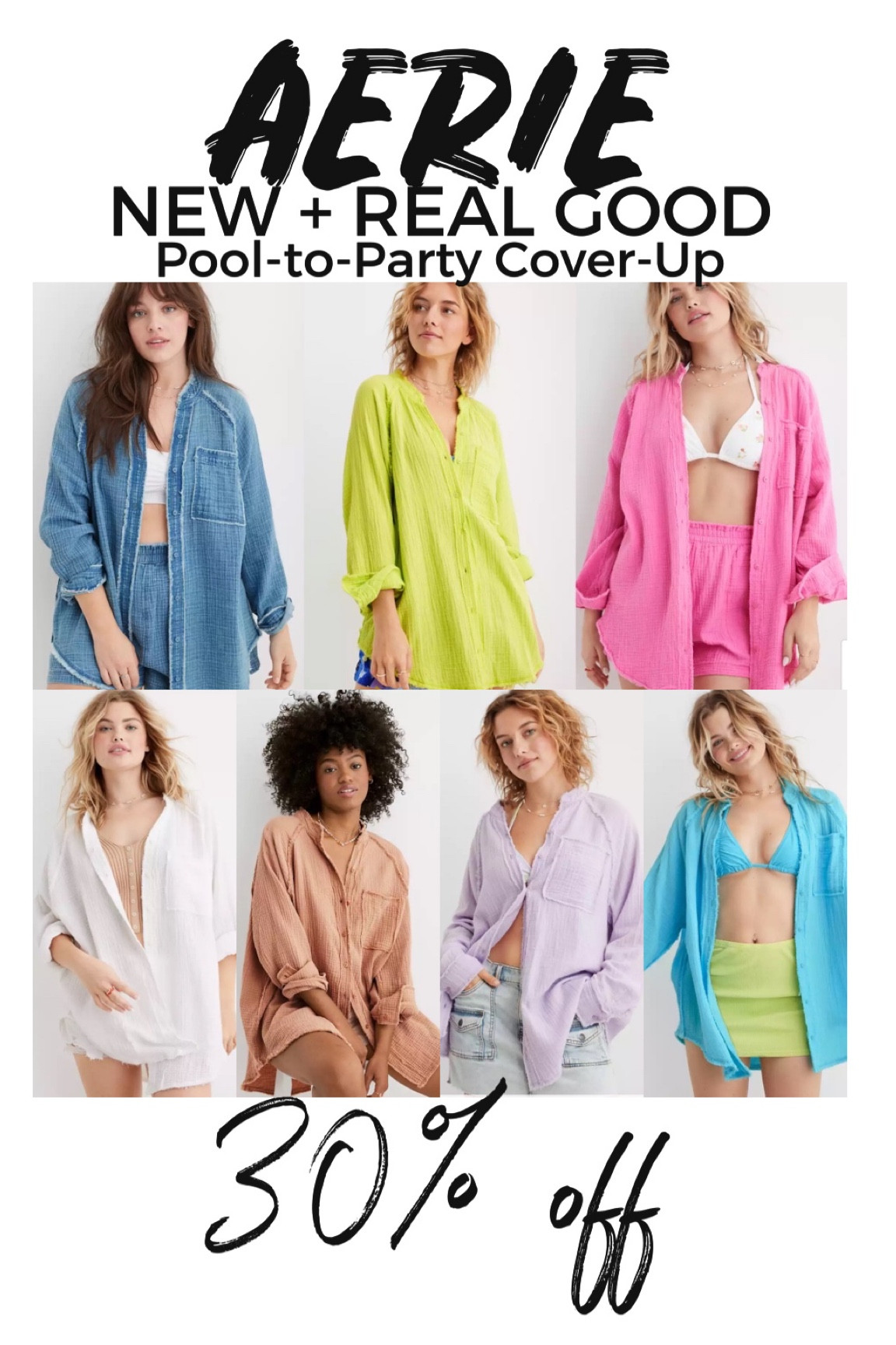 Aerie Pool-To-Party Cover Up curated on LTK
