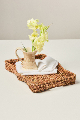 Natural Rattan Tray | Anthropologie (US)