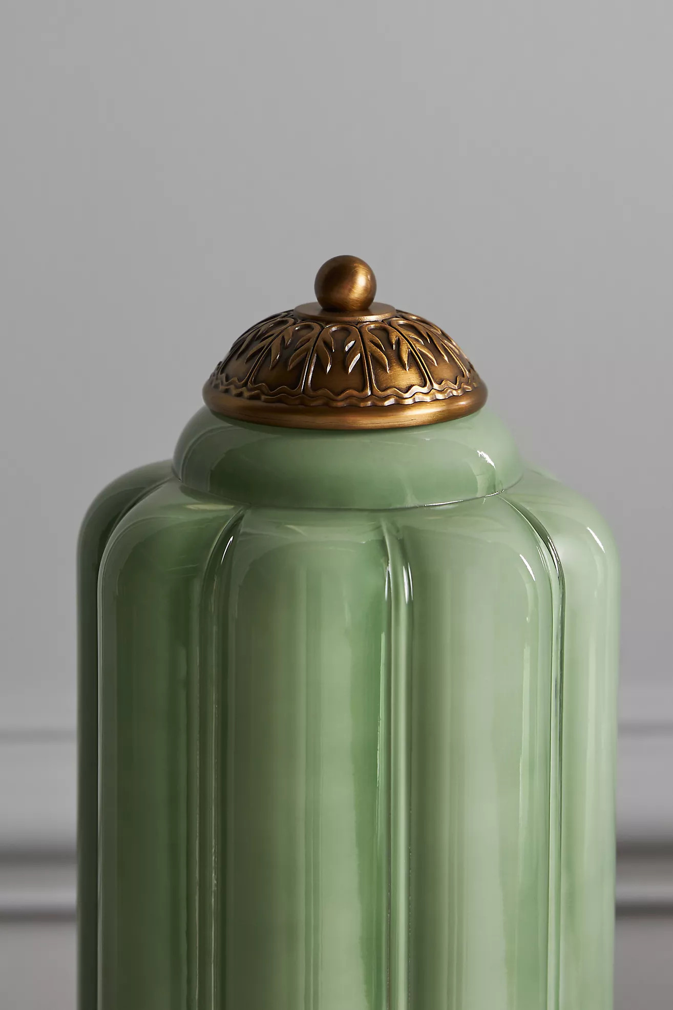 The Eloise Scallop Milk Glass Table Lamp | Anthropologie (US)