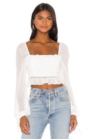 Privacy Please Amelia Top in Ivory from Revolve.com | Revolve Clothing (Global)