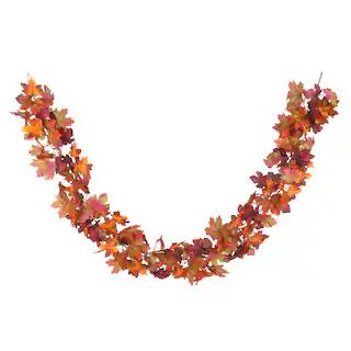 6ft. Green & Brown Maple Leaf Chain Garland by Ashland® | Michaels | Michaels Stores