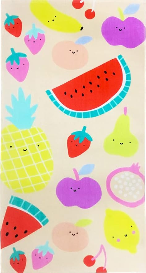 YIFONTIN Beach Towel for Kids Velour Terry Blanket Throw 100% Cotton 25.5X51 inches for Swimming ... | Amazon (US)