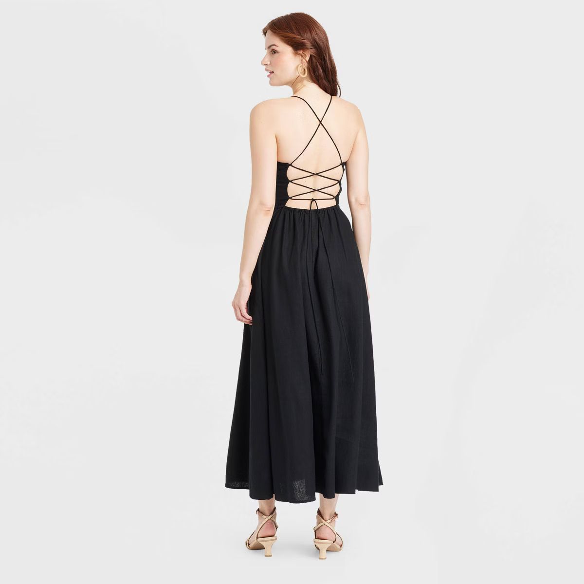 Women's Linen Midi Sundress - A New Day™ | Target