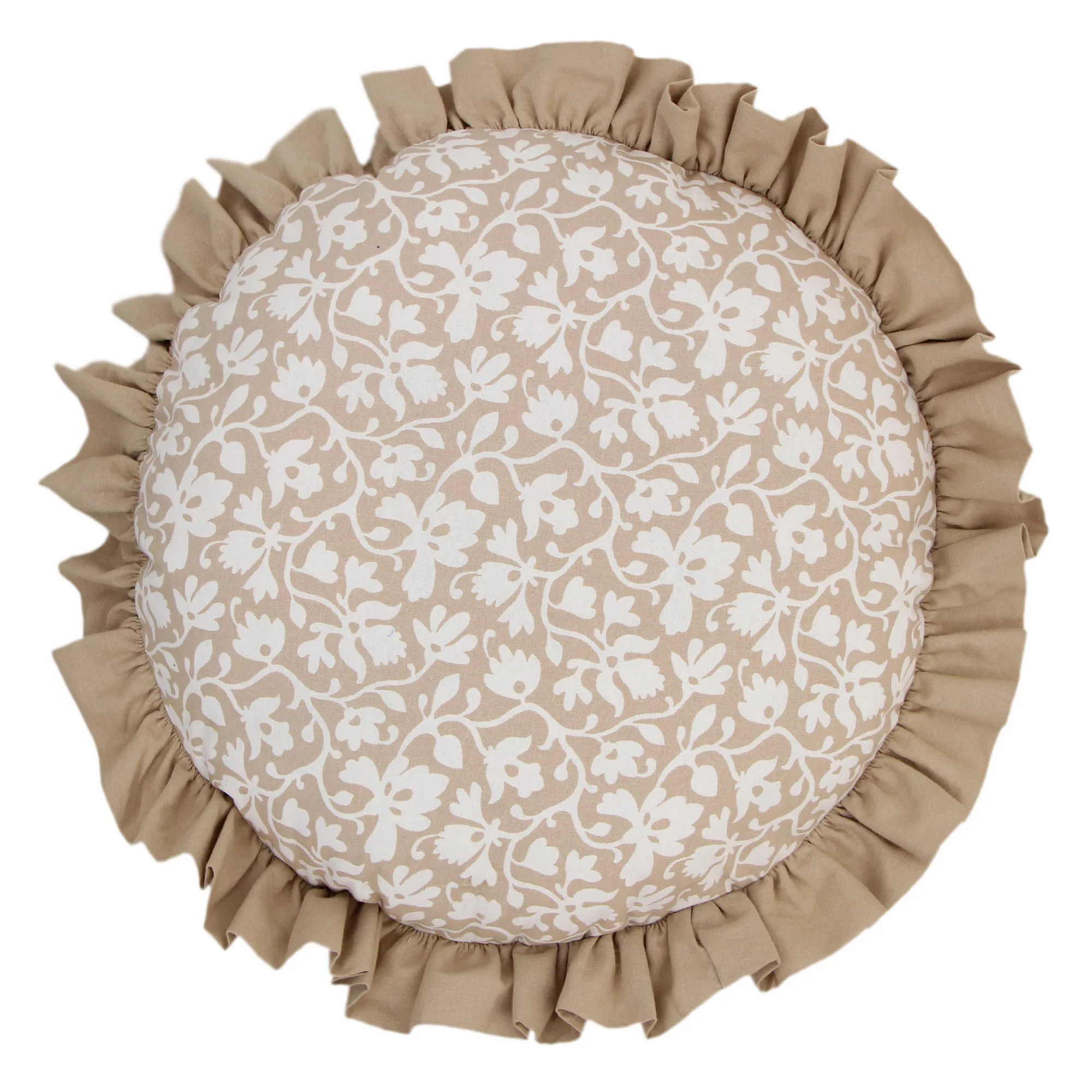 Sonoma Goods For Life® Ruffled Round Throw Pillow | Kohl's