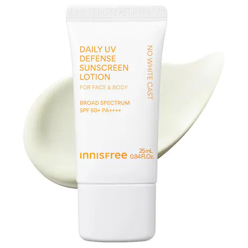 innisfree Mini Daily UV Defense Invisible Korean Sunscreen Lotion Broad Spectrum SPF 50+ PA++++ | Sephora (US)