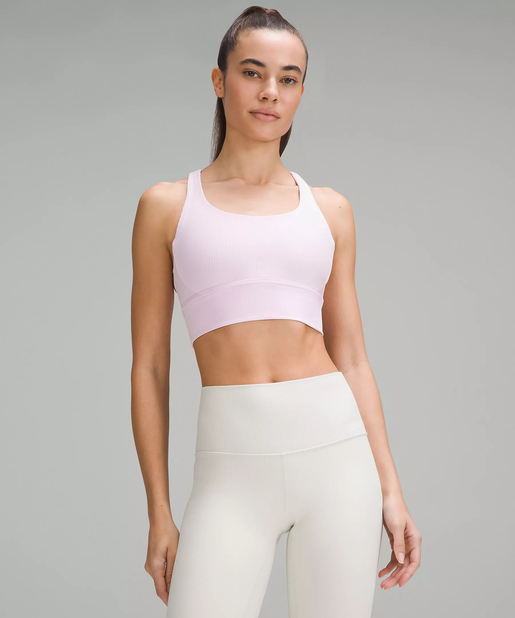 lululemon Energy Longline Ribbed Bra *Medium Support, B–D Cups | Women's Bras | lululemon | Lululemon (US)