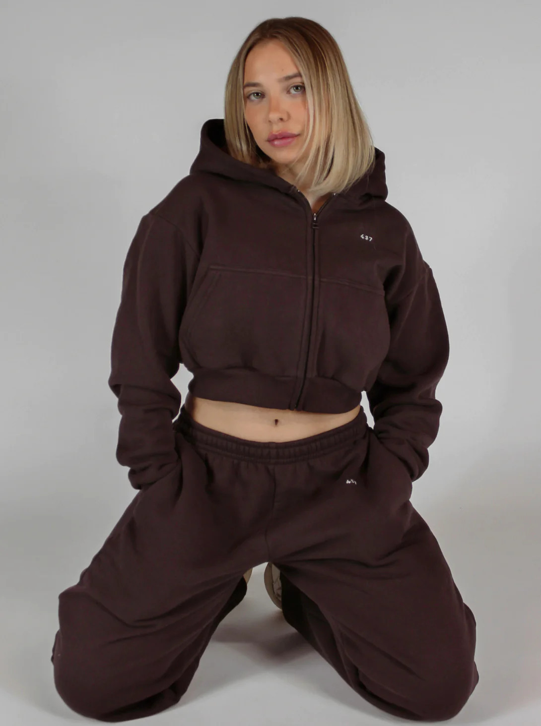 The Zip Hoodie / Espresso | 437