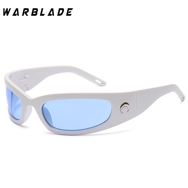 2022 New Man Vintage Outdoor Cycling Sports Hip Hop Punk Sun Glasses Moon Rectangular Sunglasses ... | AliExpress (US)