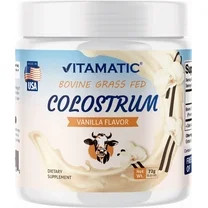 Vitamatic Bovine Colostrum 30% IgG Powder Supplement for Immune Support, Gut Health, Vanilla Flav... | Walmart (US)