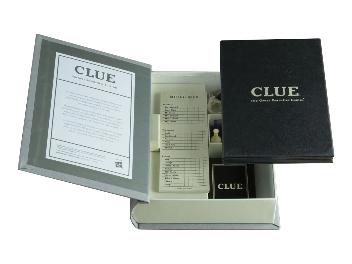 Clue Game Linen Book Vintage Edition | Walmart (US)