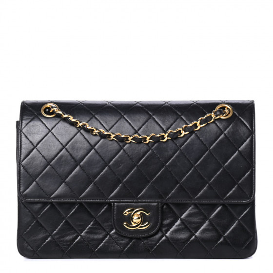 CHANEL

Lambskin Quilted Medium Double Flap Black | Fashionphile