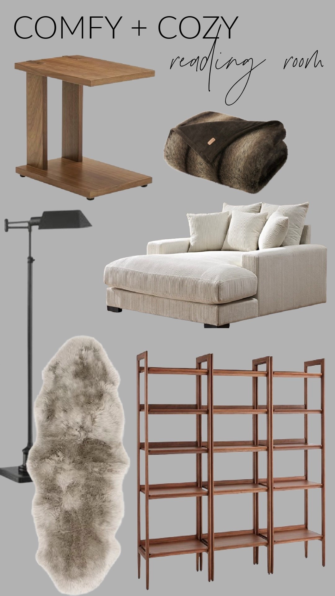 This is my idea of a cozy reading room 🤍
Comfort first, warm textures, soft lighting, and pieces that invite you to slow down and stay awhile.

An oversized chaise, a good reading lamp, layered neutrals, and simple wood accents are all it takes to create a space that feels calm, intentional, and lived-in.

Everything linked here if you’re building a quiet corner of your own.

#LTKHome #LTKSaleAlert