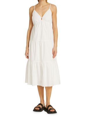 Rails Avril Tiered Midi Dress on SALE | Saks OFF 5TH | Saks Fifth Avenue OFF 5TH