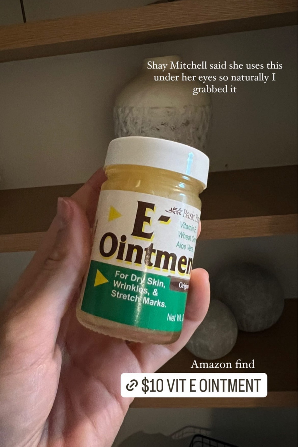 Vitamin e oil. Beneficial skincare must have 

#LTKunder50 #LTKbeauty