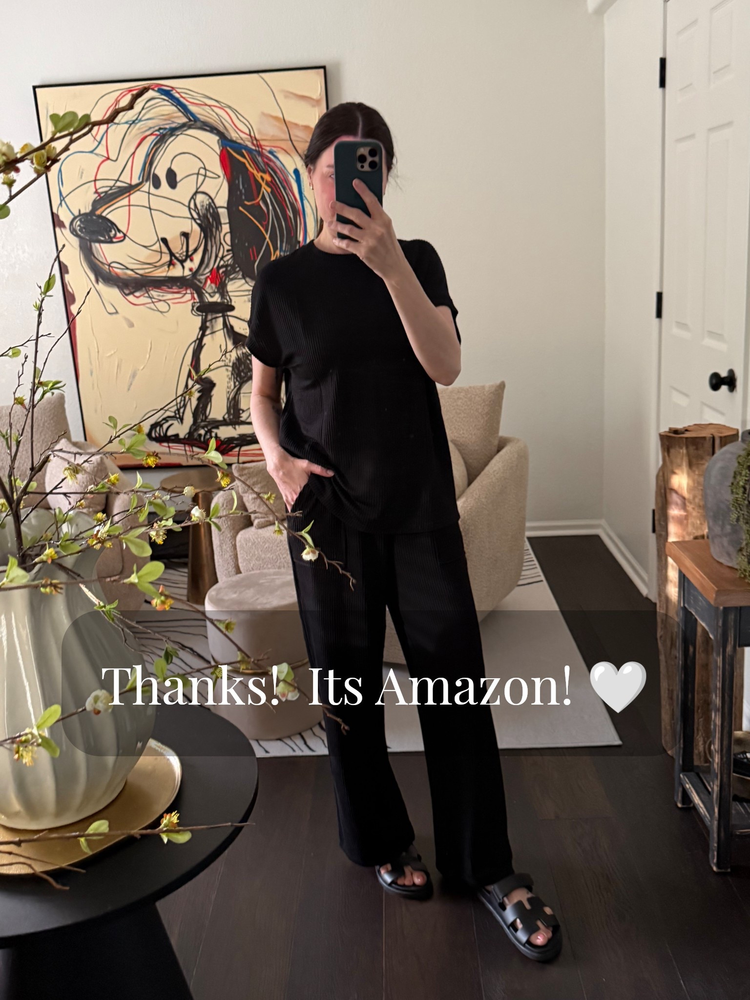 This set is so soft and comfy. I’m wearing a small but it is oversized on me. I could have definitely sized down  

#LTKootd #LTKvlog #LTKSaleAlert