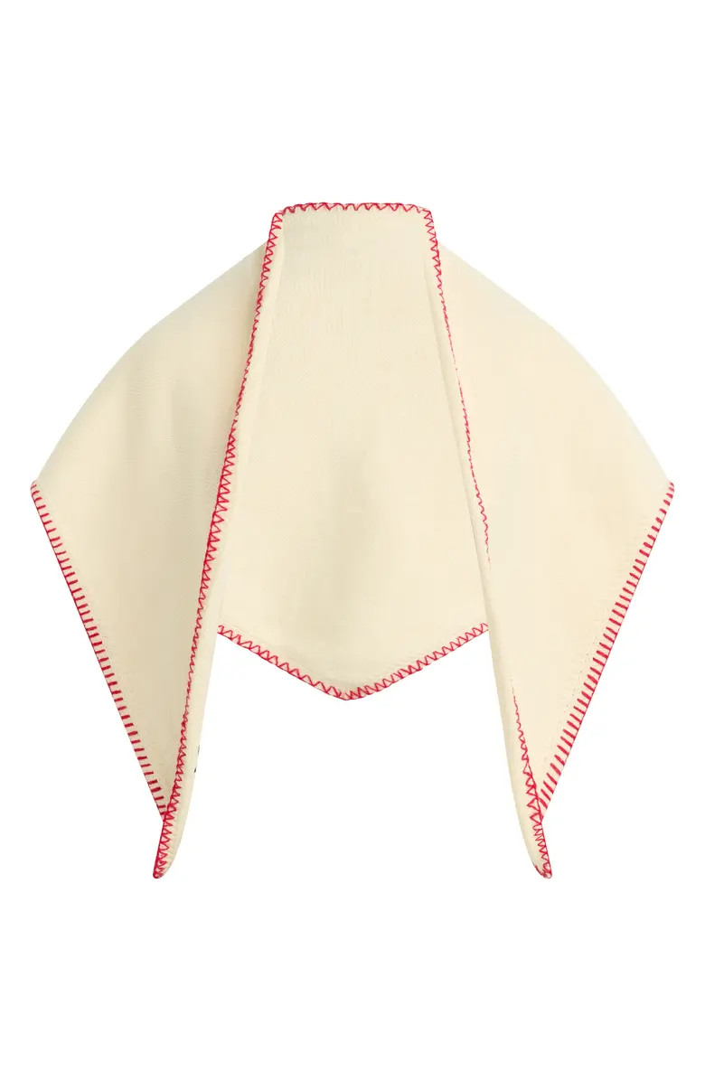 Valentine's Embroidered Triangle Scarf | Nordstrom