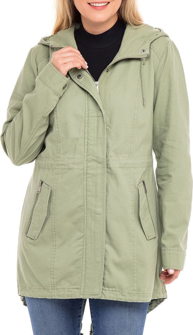 Hooded Cinch Waist Anorak Jacket | Nordstrom Rack