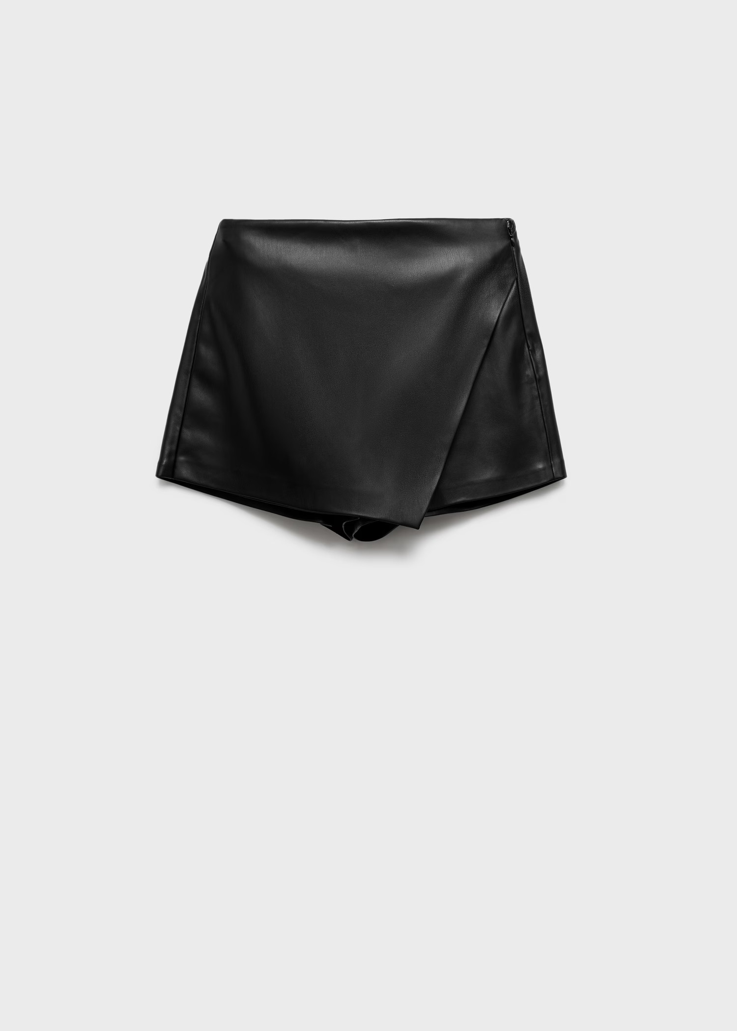 Leather-effect culottes - Women | MANGO United Kingdom | MANGO (UK)