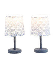 2pk 12in Rope Table Lamps Set | Home | Marshalls | Marshalls