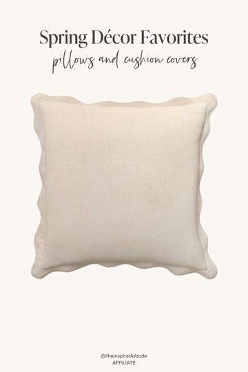 We’re obsessed with this scallop pillow from our “feminine & ecletic living room” design moodboard – and the best part?! It comes with a down insert & it’s under $50, so order before it’s gone! 

#LTKSeasonal #LTKFindsUnder50 #LTKHome