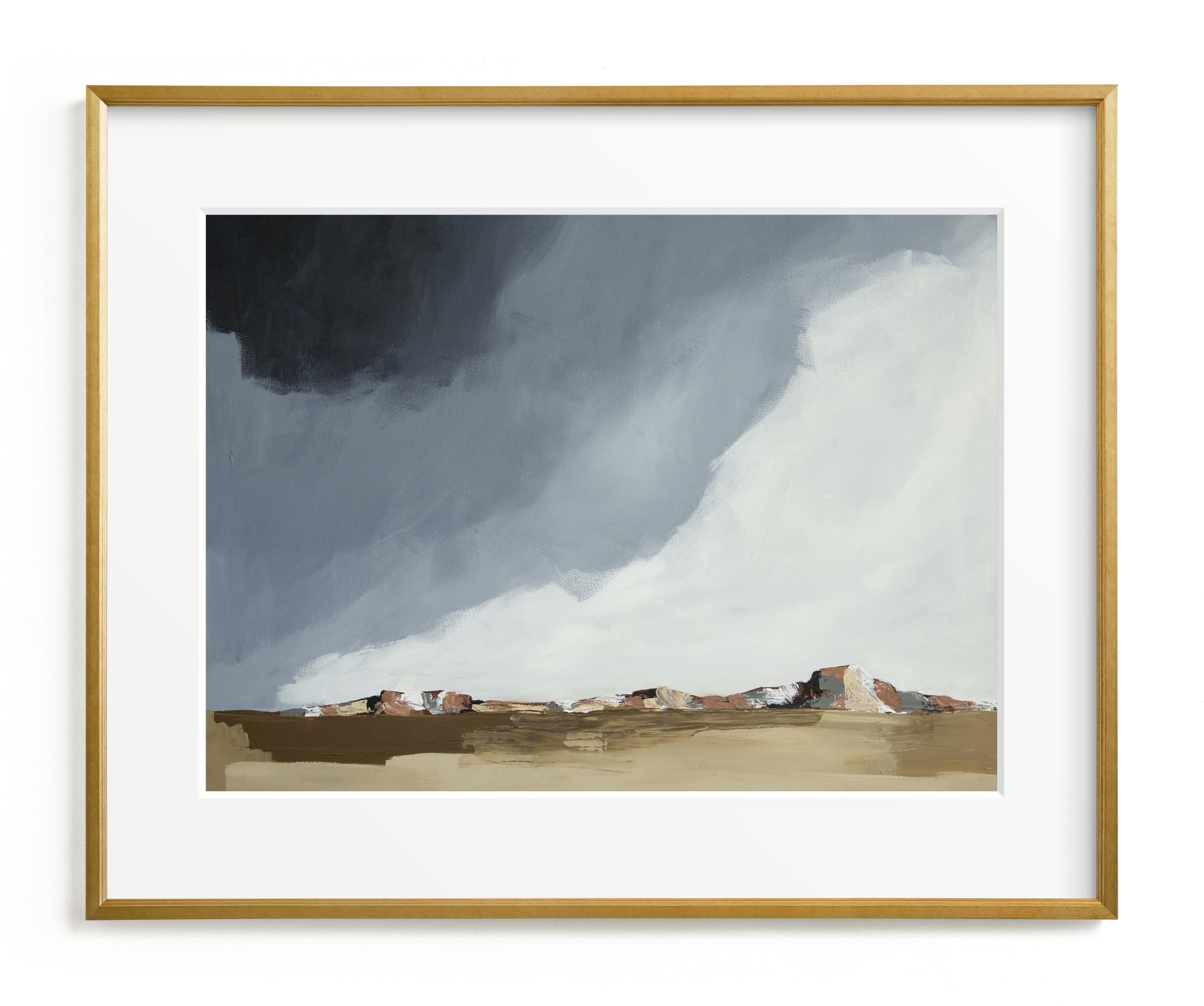 "Dusk In The Chisos" - Painting Limited Edition Art Print by Kati Ramer. | Minted