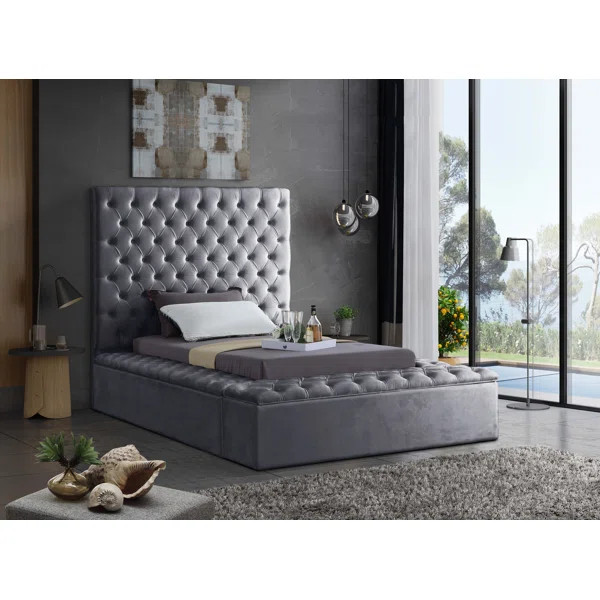 Geralyn Upholstered Storage Platform Bed | Wayfair North America