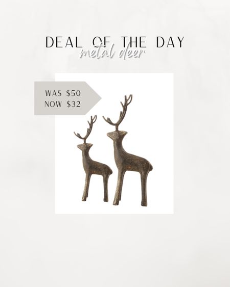 Deal of the day! My amazon reindeer are back on sale. 

#LTKHoliday #LTKhome #LTKSeasonal