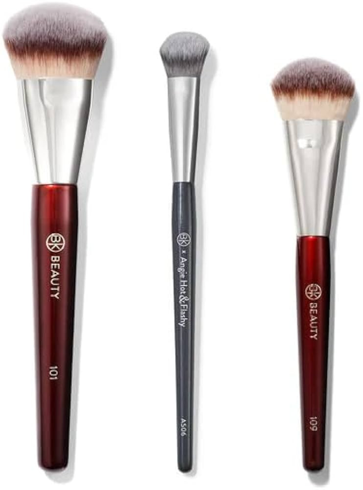 BK Beauty Brushes Set - A506, 109 & 101 Concealer, Contoured Foundation, and Mini Foundation Brus... | Amazon (US)