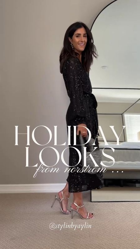 Holiday looks from Nordstrom + I'm just shy of 5-7 for reference:
BLACK DRESS: XSMALL
SEQUIN SKIRT: SMALL (I sized up one)
BLAZER DRESS: 4
JUMPSUIT: 2
ONE SHOULDER DRESS: 2

#StylinbyAylin 

#LTKparties #LTKSeasonal #LTKHoliday