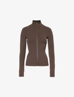 Define high-neck stretch-woven jacket | Selfridges