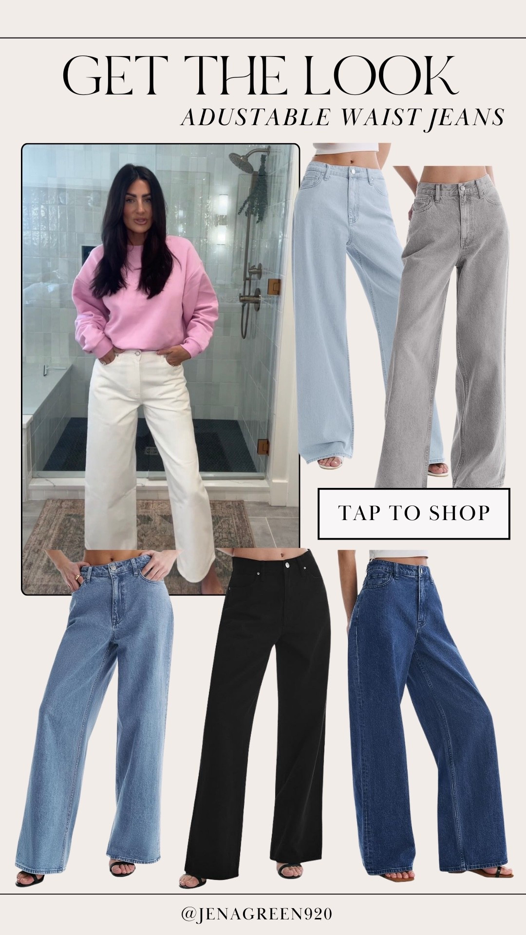 Amazon Adjustable Waist Jeans | Wide Leg Denim | Denim Jeans

#LTKSeasonal #LTKootd #LTKTall