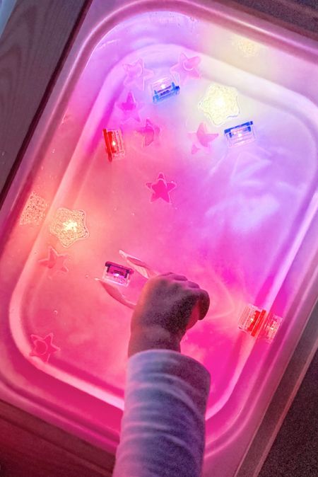 This water table activity is a favorite of our #LTKtoddler — today I chose some #ValentinesDay colors (red & purple GloPals, pink reusable ice cube stars, and a couple of light up white stars) for a festive Love Day vibe. 💜🩷♥️🤍💘

#LTKbaby #LTKkids